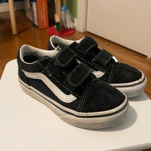 Kids Velcro Strap Vans Size 11.5